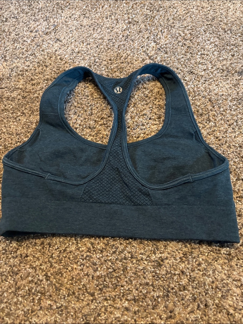 lululemon athletica Seamless Racerback Sports Bra - Teal - Picture 2 of 2